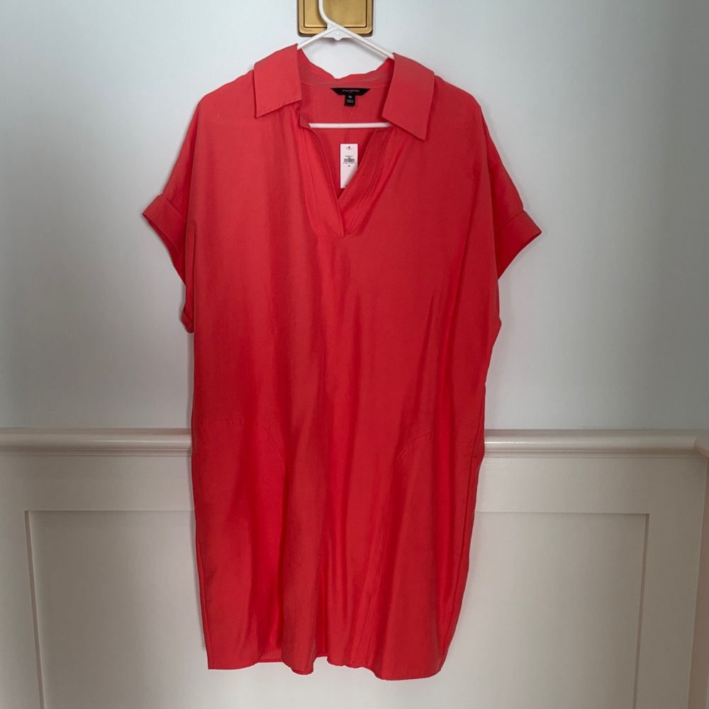 Banana Republic Coral Shirt Dress NWT